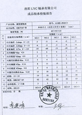 洛阳轴承检验报告